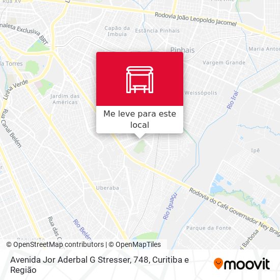 Avenida Jor Aderbal G Stresser, 748 mapa