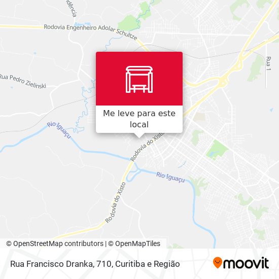 Rua Francisco Dranka, 710 mapa