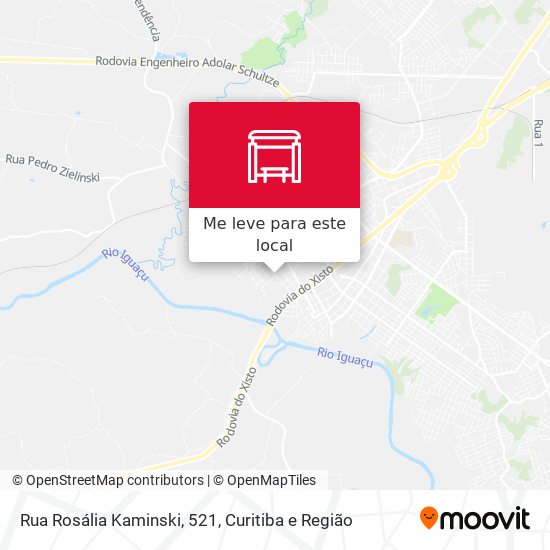 Rua Rosália Kaminski, 521 mapa
