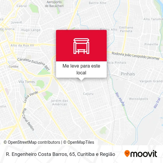 R. Engenheiro Costa Barros, 65 mapa