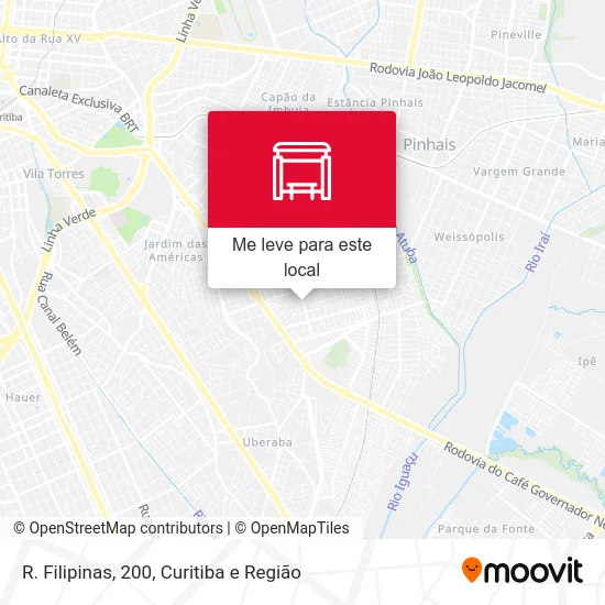 R. Filipinas, 200 mapa