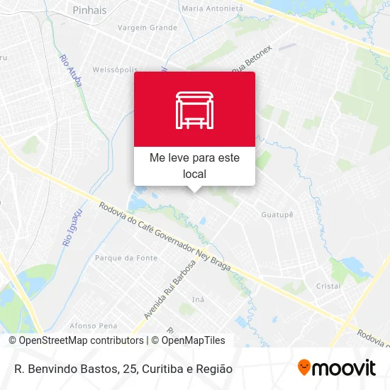 R. Benvindo Bastos, 25 mapa