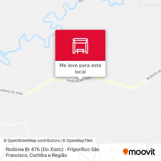 Rodovia Br 476 (Do Xisto) - Frigorífico São Francisco mapa