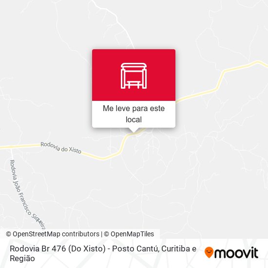 Rodovia Br 476 (Do Xisto) - Posto Cantú mapa