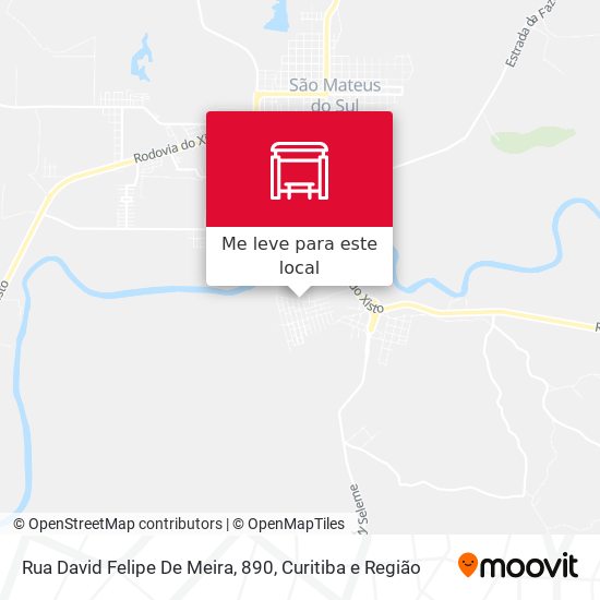 Rua David Felipe De Meira, 890 mapa