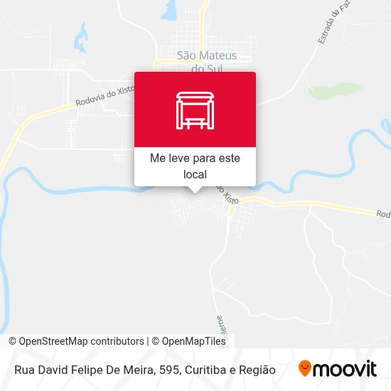 Rua David Felipe De Meira, 595 mapa