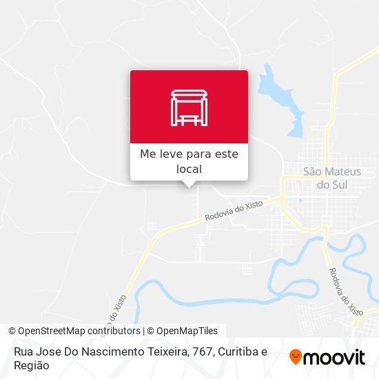 Rua Jose Do Nascimento Teixeira, 767 mapa