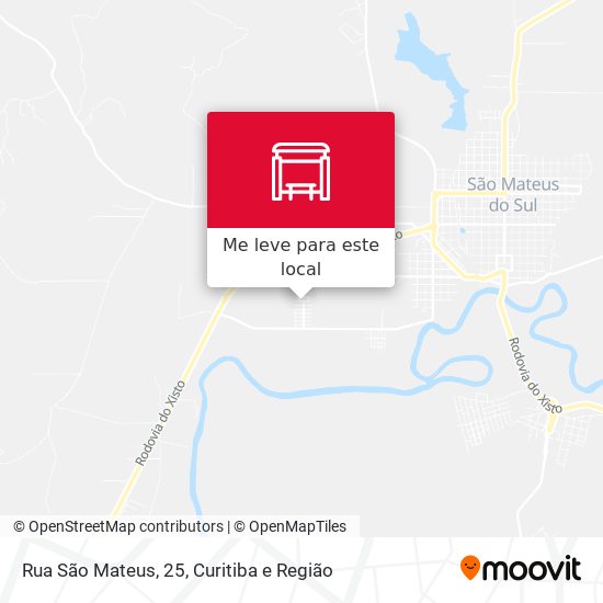 Rua São Mateus, 25 mapa