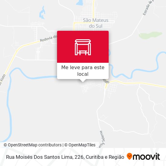 Rua Moisés Dos Santos Lima, 226 mapa