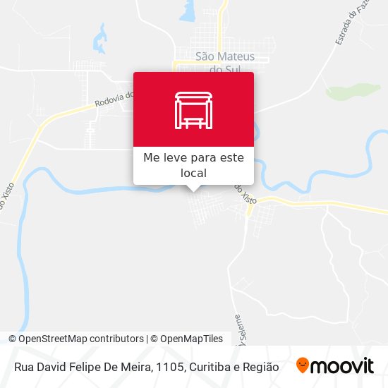 Rua David Felipe De Meira, 1105 mapa