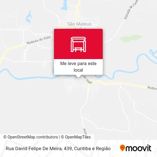 Rua David Felipe De Meira, 439 mapa