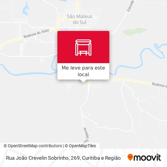 Rua João Crevelin Sobrinho, 269 mapa