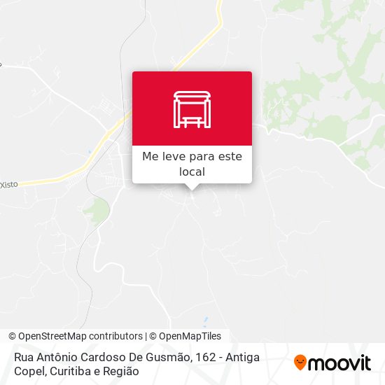 Rua Antônio Cardoso De Gusmão, 162 - Antiga Copel mapa