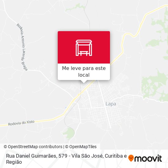 Rua Daniel Guimarães, 579 - Vila São José mapa