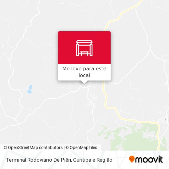 Terminal Rodoviário De Piên mapa