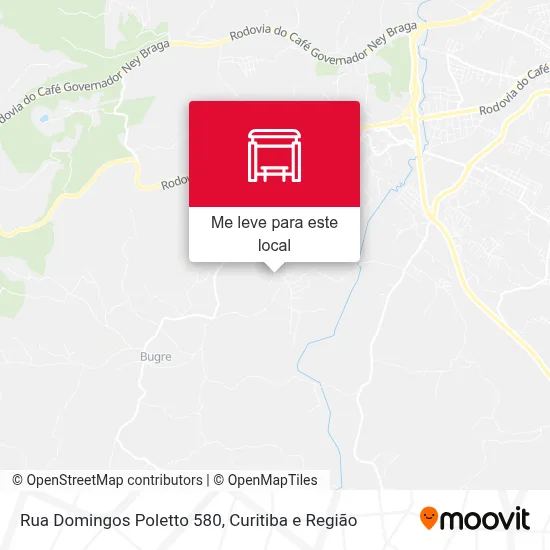Rua Domingos Poletto 580 mapa