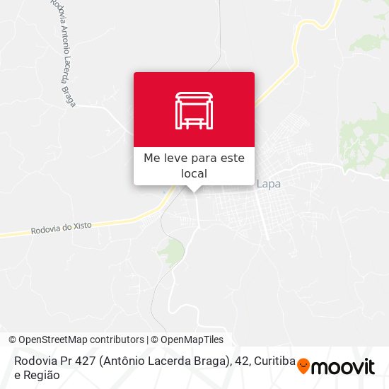 Rodovia Pr 427 (Antônio Lacerda Braga), 42 mapa