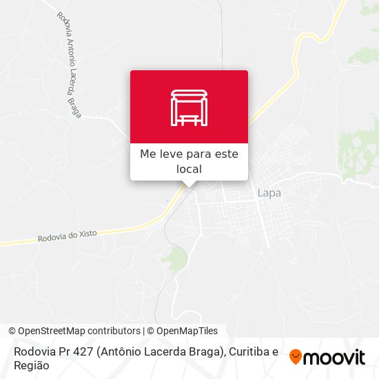 Rodovia Pr 427 (Antônio Lacerda Braga) mapa