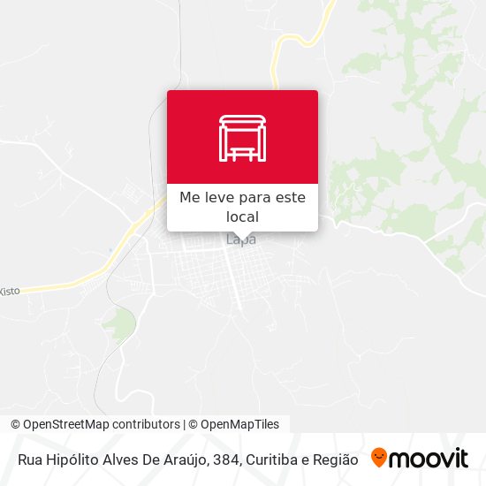 Rua Hipólito Alves De Araújo, 384 mapa
