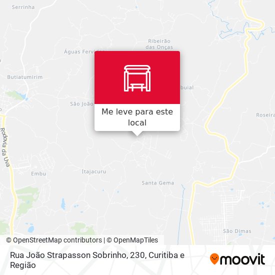 Rua João Strapasson Sobrinho, 230 mapa