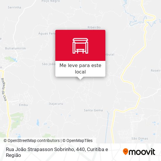 Rua João Strapasson Sobrinho, 440 mapa