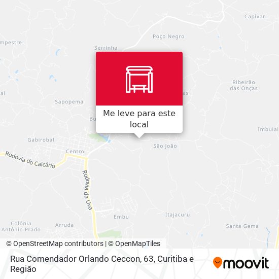 Rua Comendador Orlando Ceccon, 63 mapa