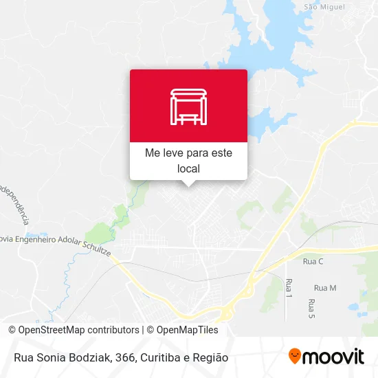 Rua Sonia Bodziak, 366 mapa