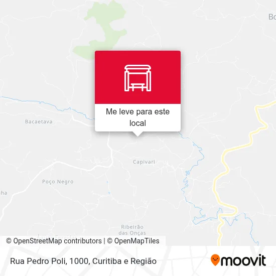 Rua Pedro Poli, 1000 mapa