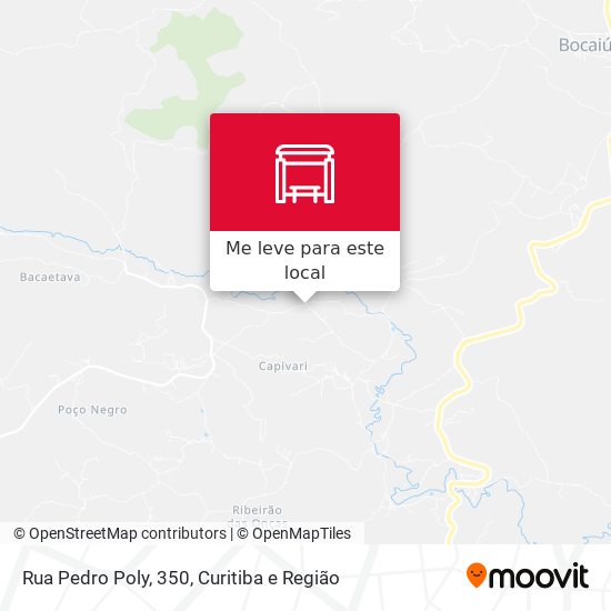 Rua Pedro Poly, 350 mapa