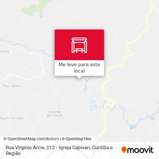 Rua Virgínio Arcie, 312 - Igreja Capivari mapa