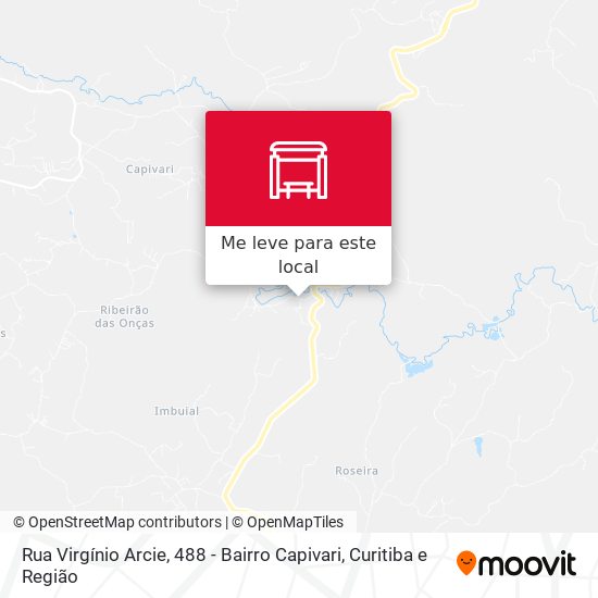 Rua Virgínio Arcie, 488 - Bairro Capivari mapa