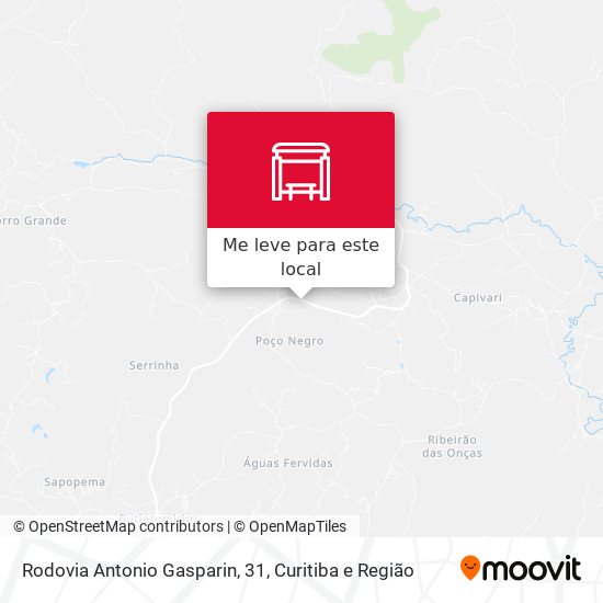 Rodovia Antonio Gasparin, 31 mapa