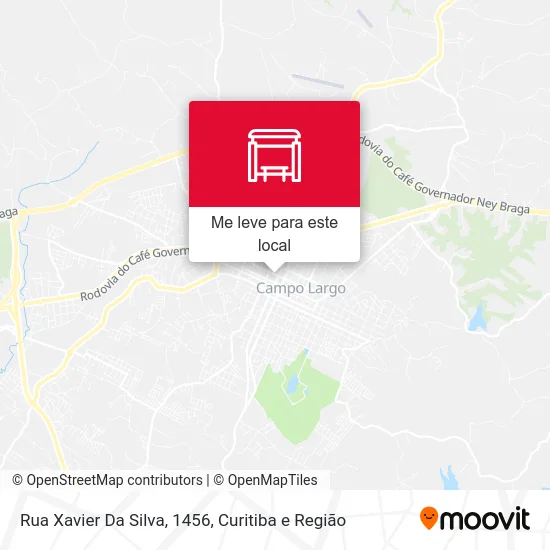 Rua Xavier Da Silva, 1456 mapa