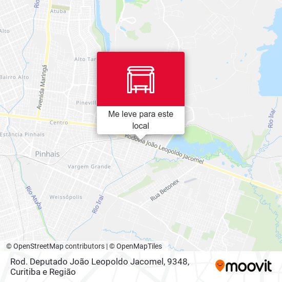 Rod. Deputado João Leopoldo Jacomel, 9348 mapa