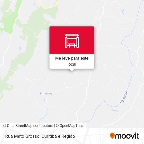 Rua Mato Grosso mapa