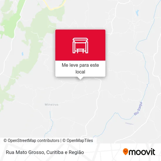 Rua Mato Grosso mapa