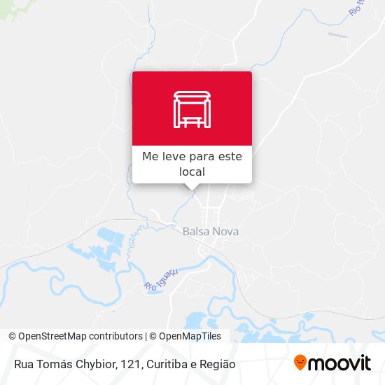 Rua Tomás Chybior, 121 mapa