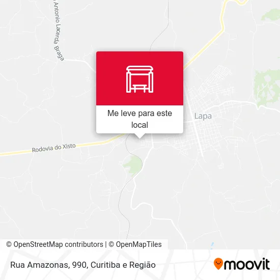 Rua Amazonas, 990 mapa