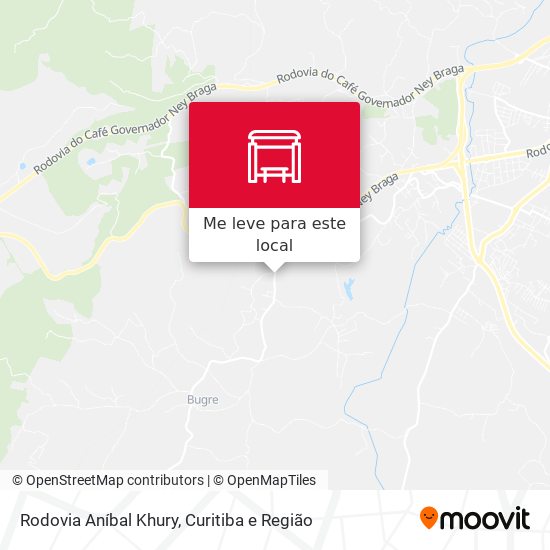 Rodovia Aníbal Khury mapa