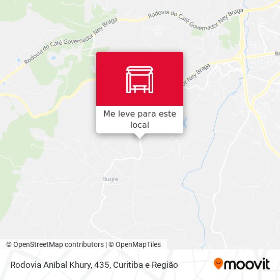 Rodovia Aníbal Khury, 435 mapa