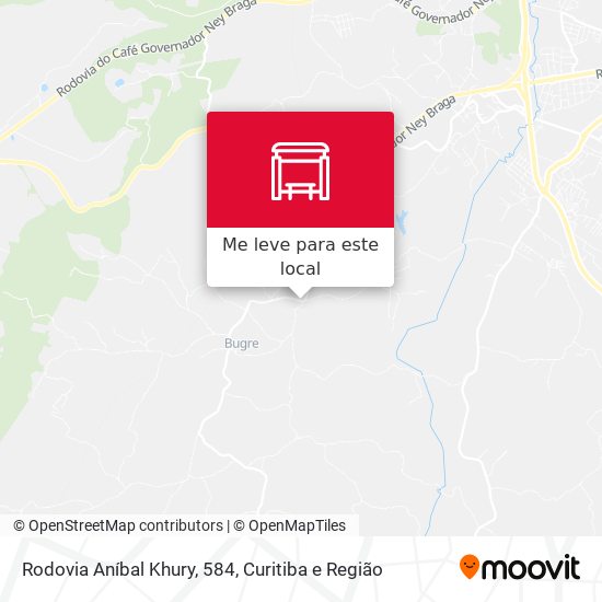 Rodovia Aníbal Khury, 584 mapa