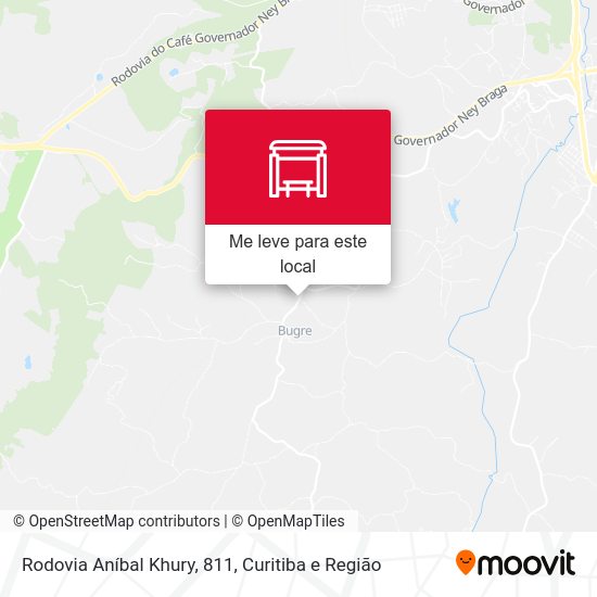 Rodovia Aníbal Khury, 811 mapa