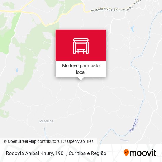 Rodovia Aníbal Khury, 1901 mapa