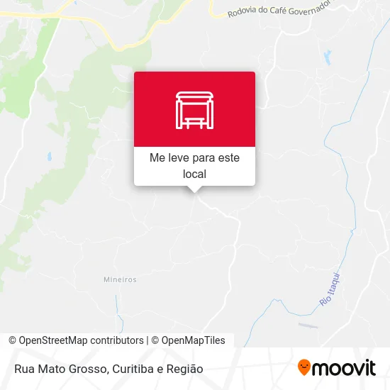 Rua Mato Grosso mapa
