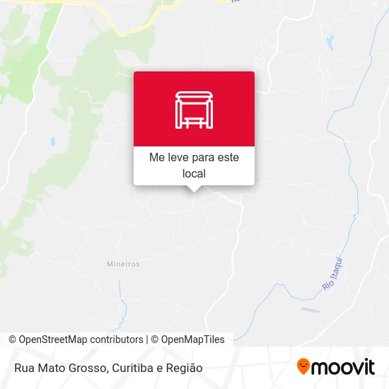 Rua Mato Grosso mapa
