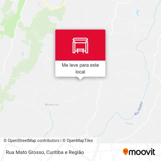 Rua Mato Grosso mapa