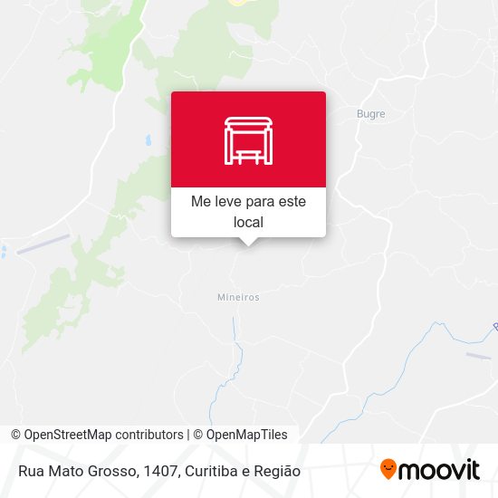 Rua Mato Grosso, 1407 mapa