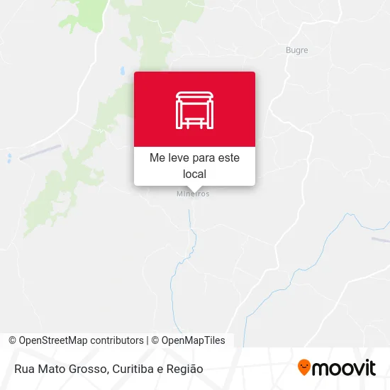 Rua Mato Grosso mapa