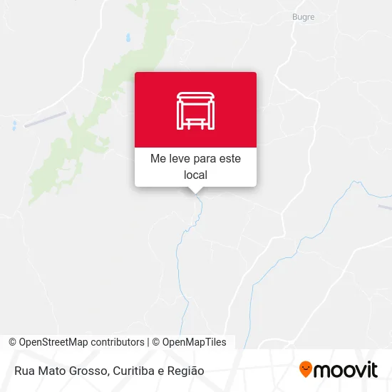 Rua Mato Grosso mapa