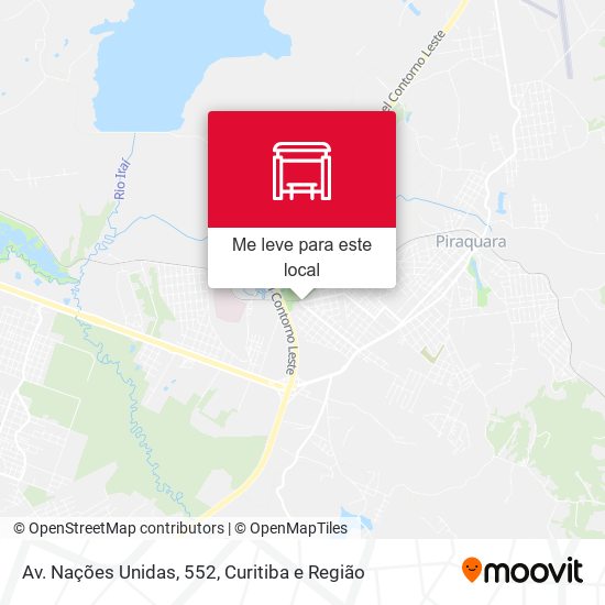 Av. Nações Unidas, 552 mapa